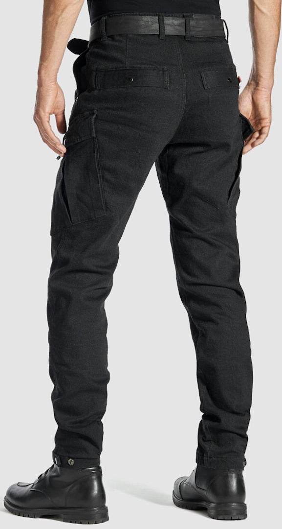 Pando Moto Mark Kev Motorcykel Jeans Sort 30 L34 Figur 4