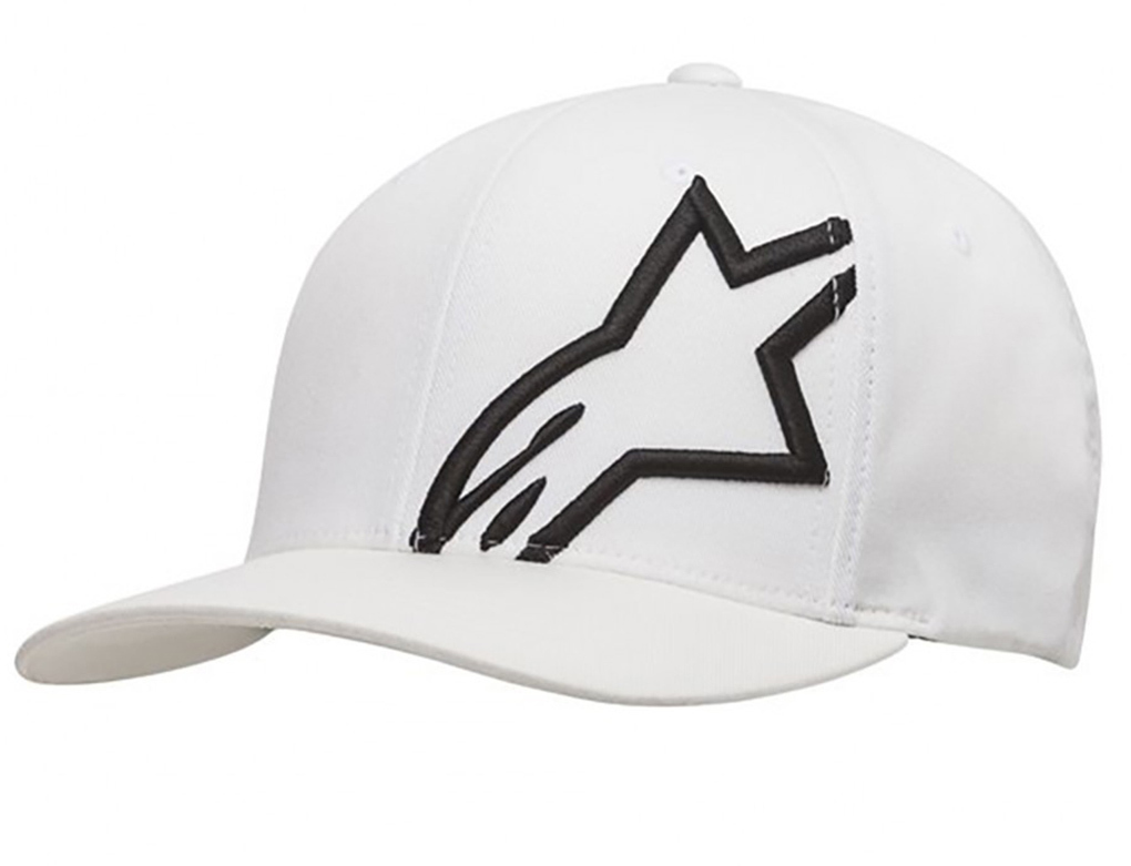 Alpinestars Corp Shift 2 Flexfit Cap Blanc/Noir L/XL Figure 1