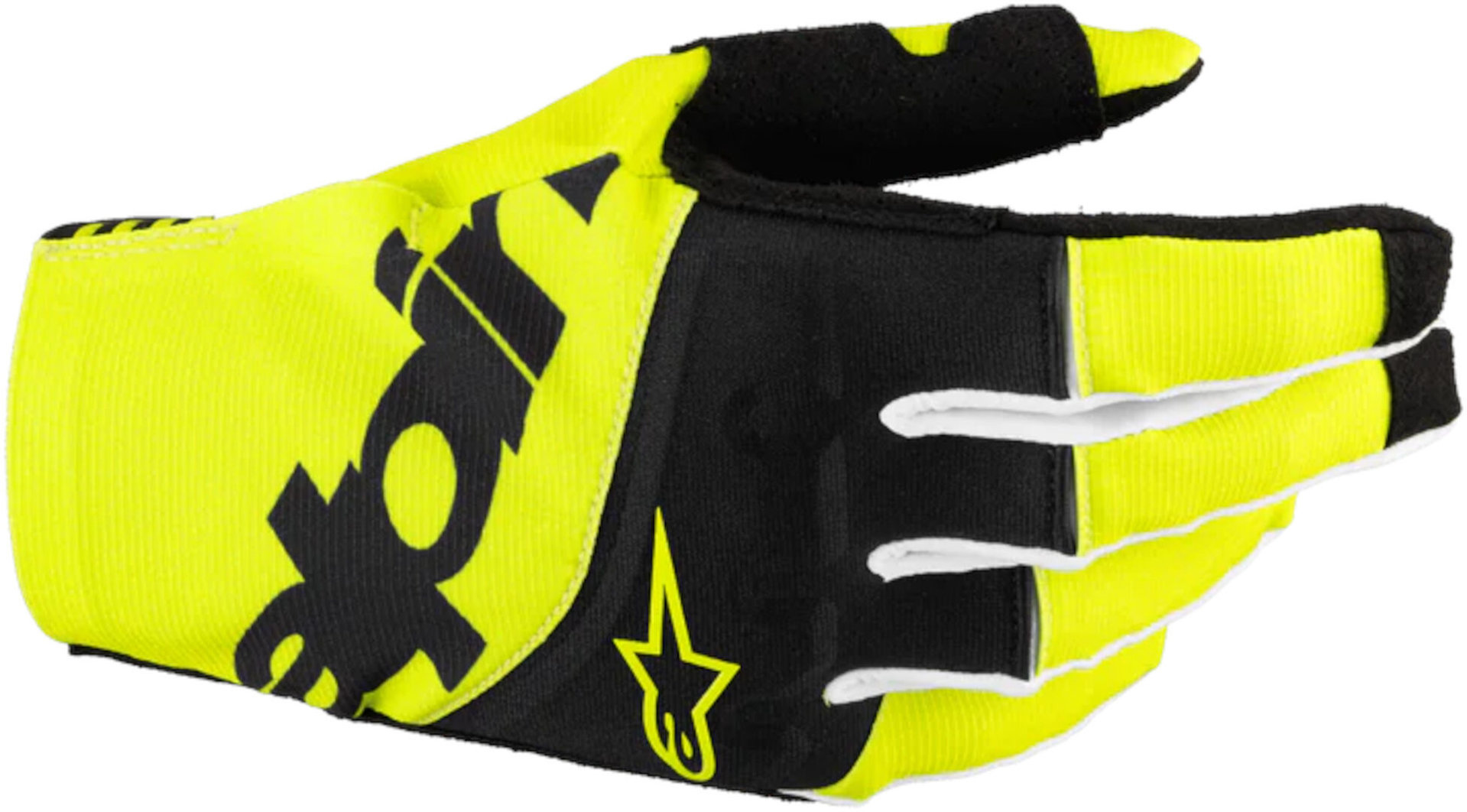 Alpinestars Techstar Motocross handsker sort/gul M Figur 1