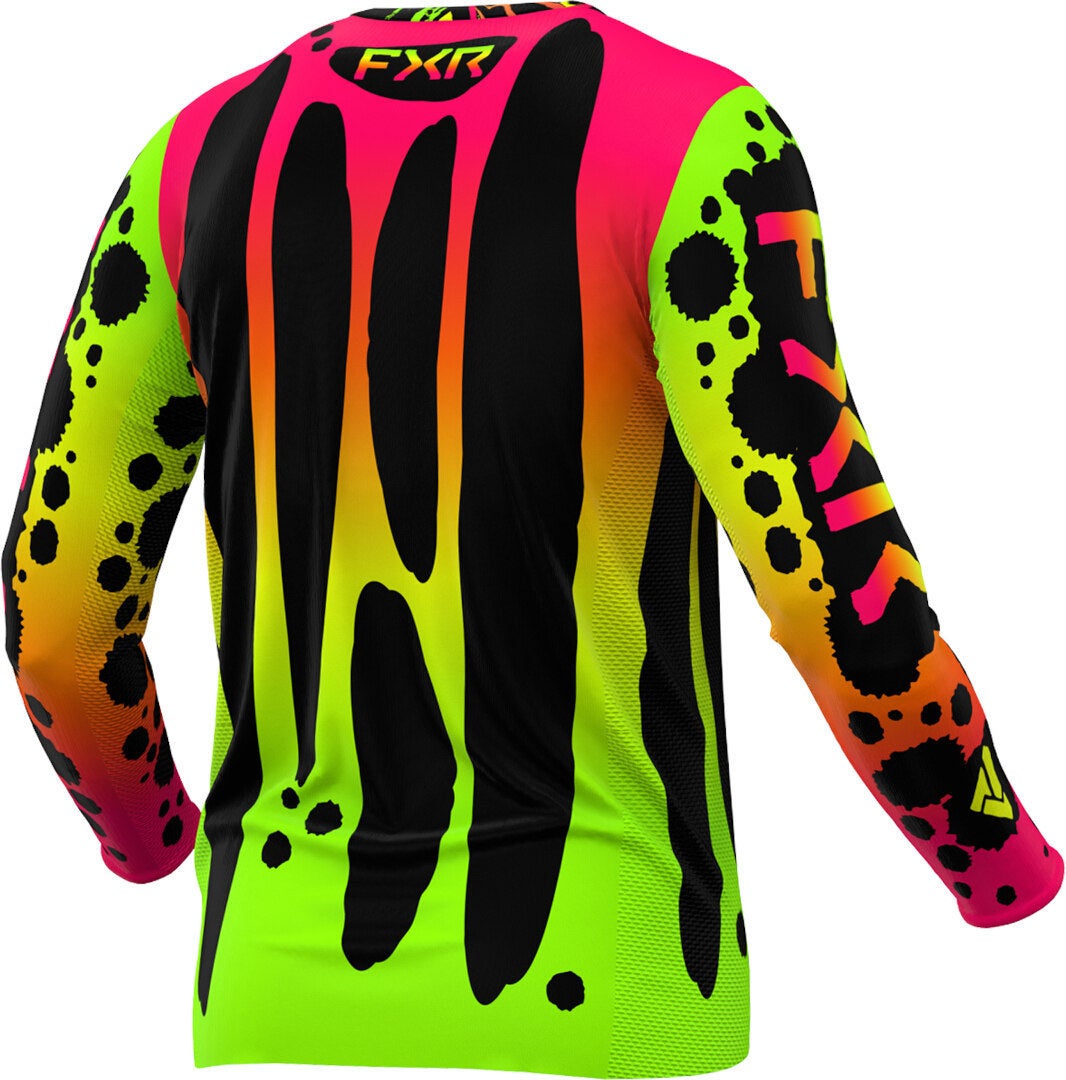 FXR Podium 2024 Motocross trøje neon/sort/pink M Figur 2