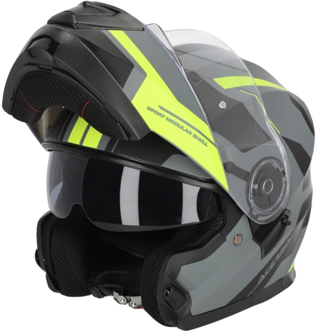 Acerbis Serel 2024 Casco nero opaco/grigio/giallo XL (61) Figura 7