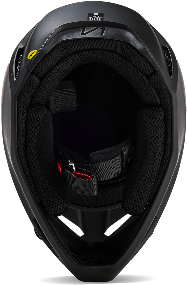 FOX V1 Solid Motorcross helm Black Matt M (57/58) Figuur 5