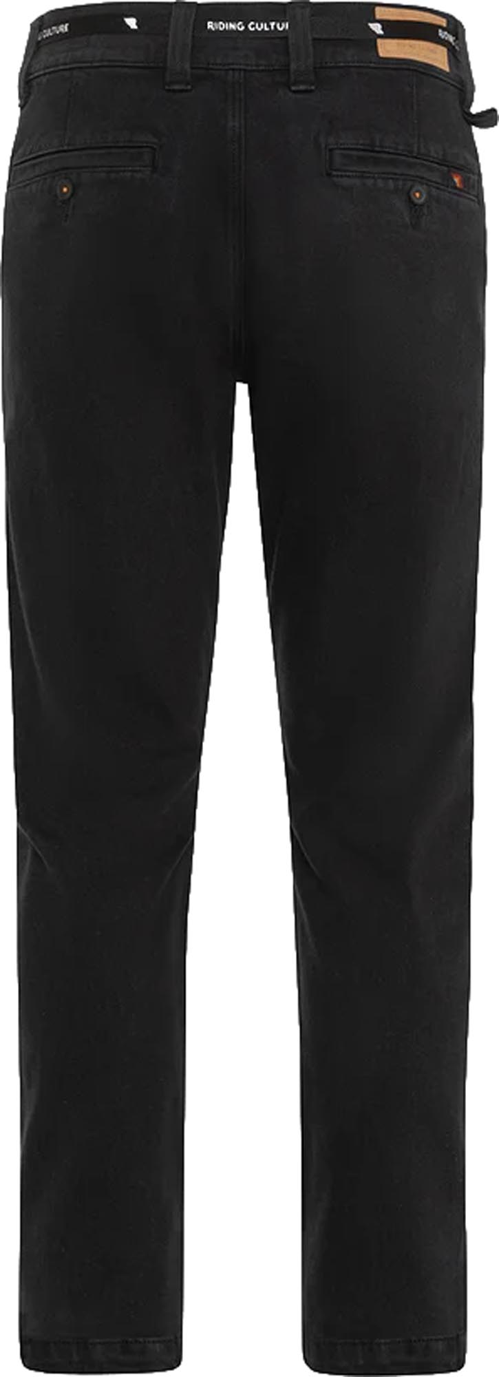 Side view of Riding Culture Chino Black LT Cycling Pants
