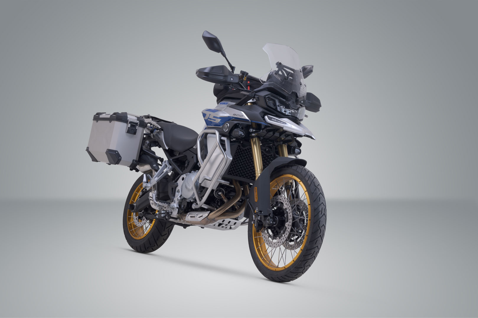 Sistem de carcasă din aluminiu SW-Motech TRAX ADV - Argintiu. 45/37 l. Voge DS900X (23-). Figura 2