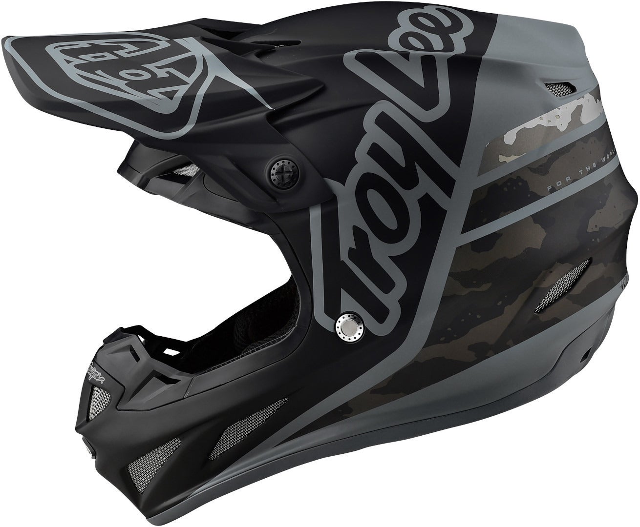 Troy Lee Designs SE4 Silhouette MIPS Motocross Helm schwarz/camouflage M Abbildung 8