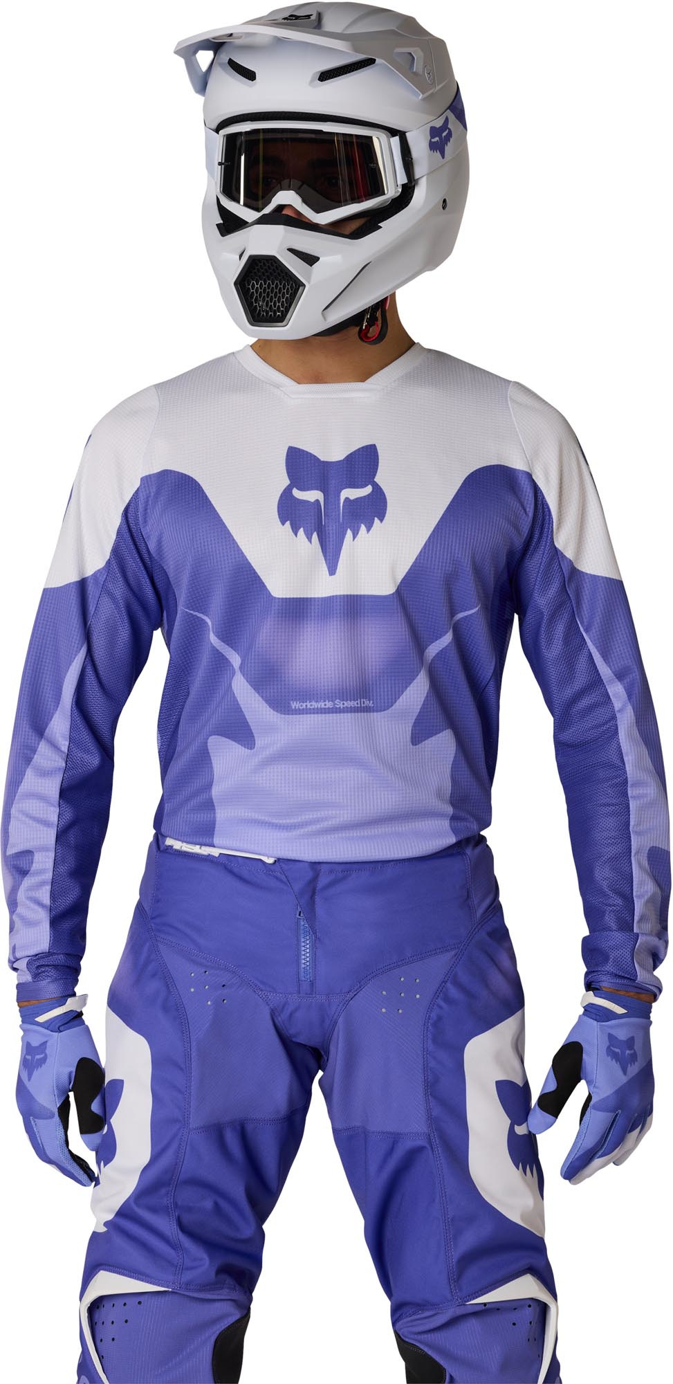 FOX 180 Noble Motocross Jersey lila/weiß M Abbildung 3