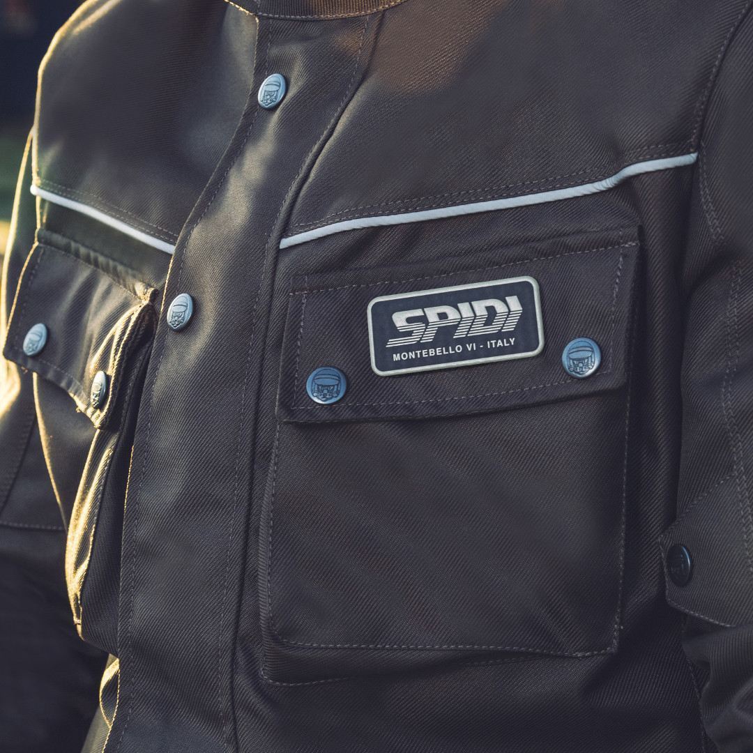 Spidi Originals Enduro Motorrad Textiljacke braun L Abbildung 5