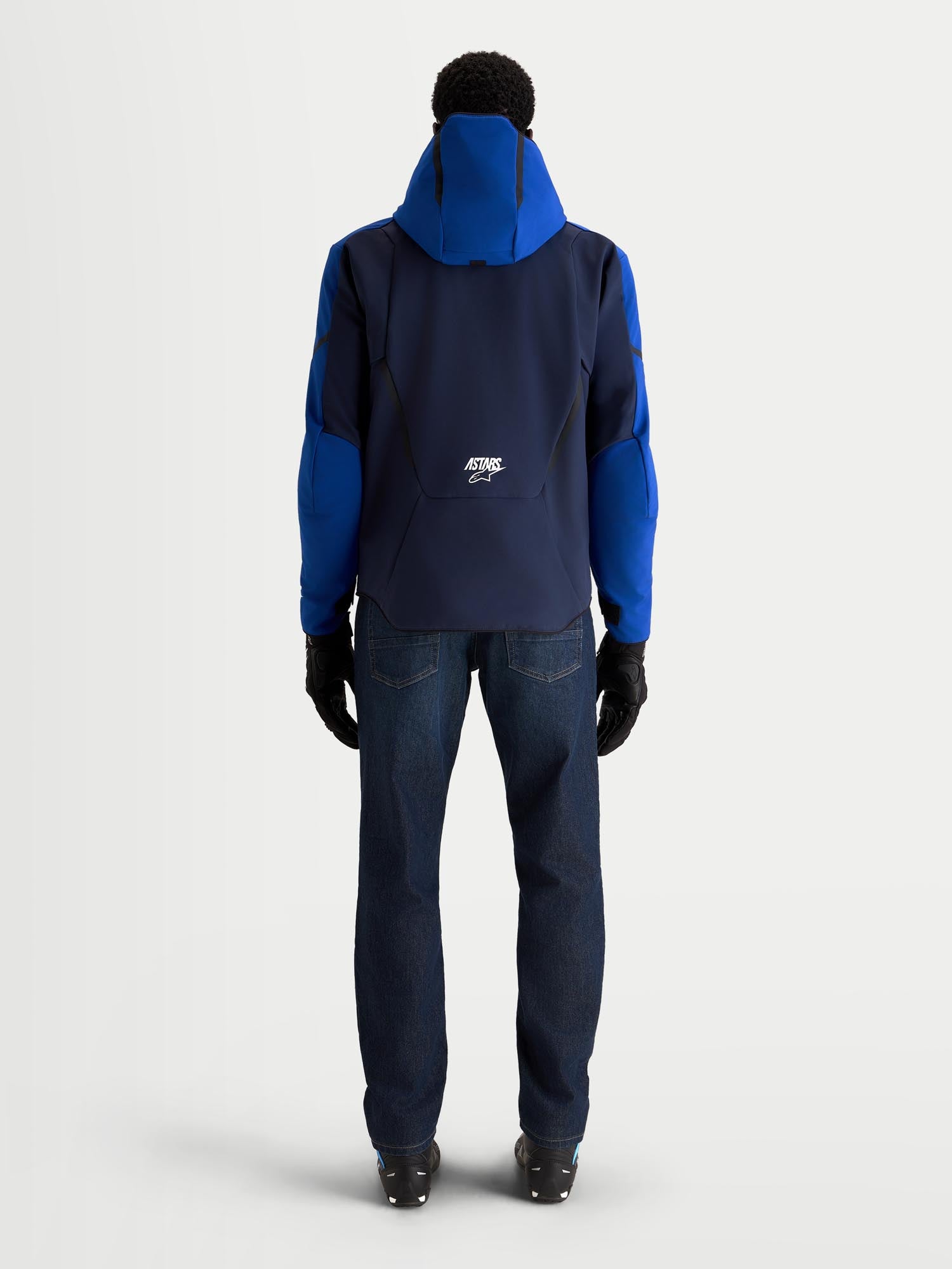 Alpinestars Aeroshel waterproof Motorcycle Textile Jacket navy blue L Figure 7
