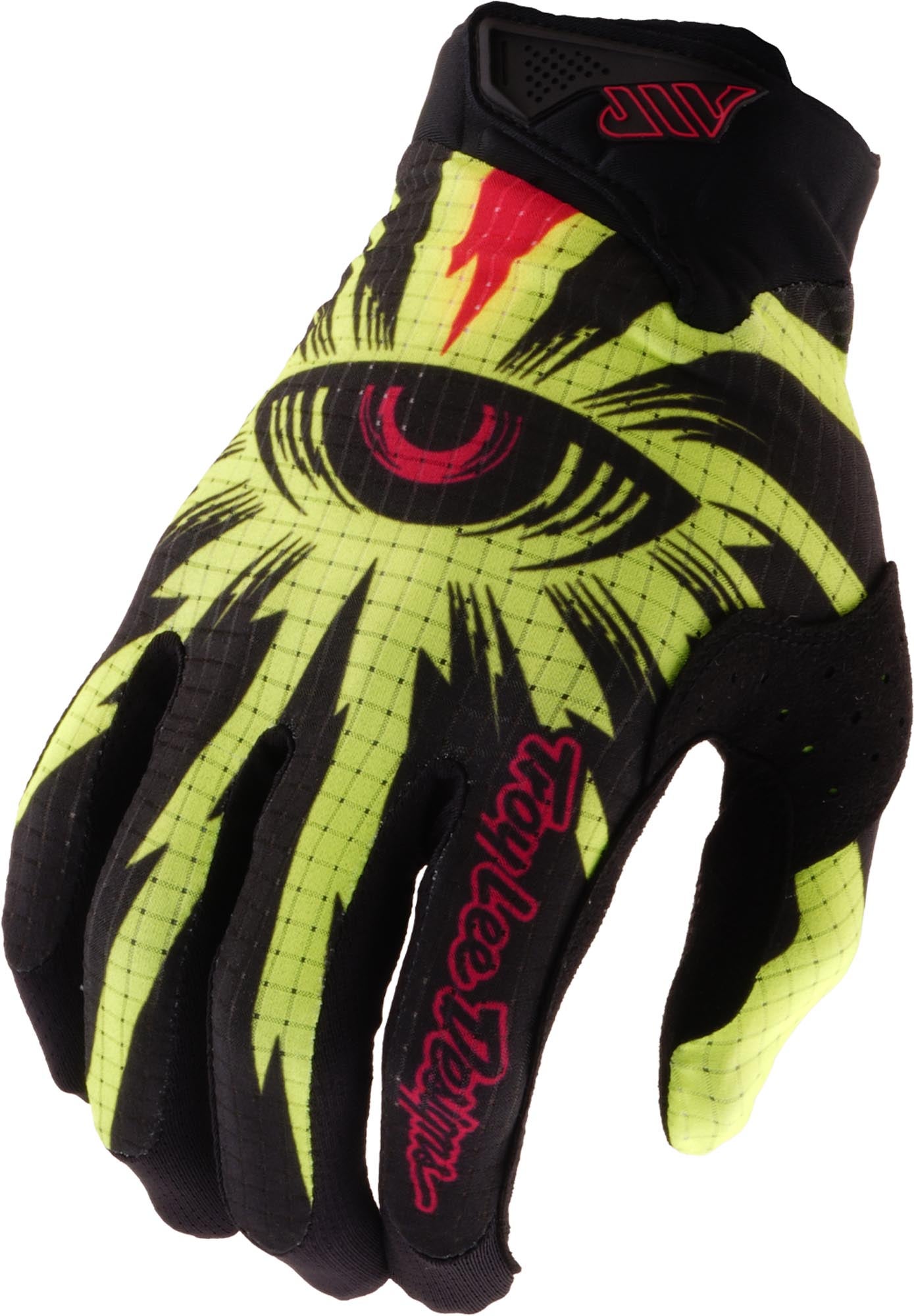 Troy Lee Designs Air Cyclops Motocross Handschuhe schwarz/neon/gelb XL Abbildung 1