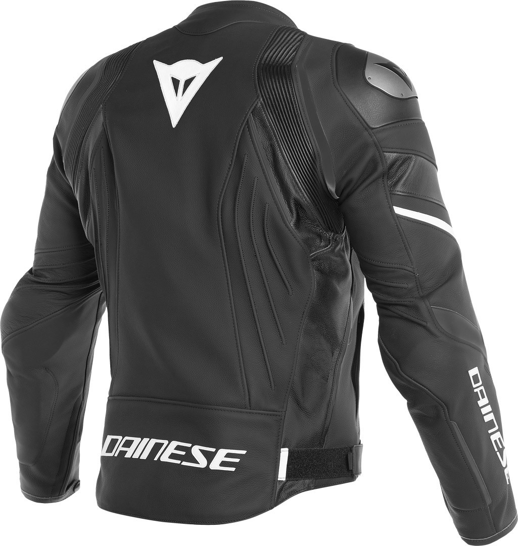 Dainese Avro 4 Motorcycle Leather Jacket black/white 64 Figure 2