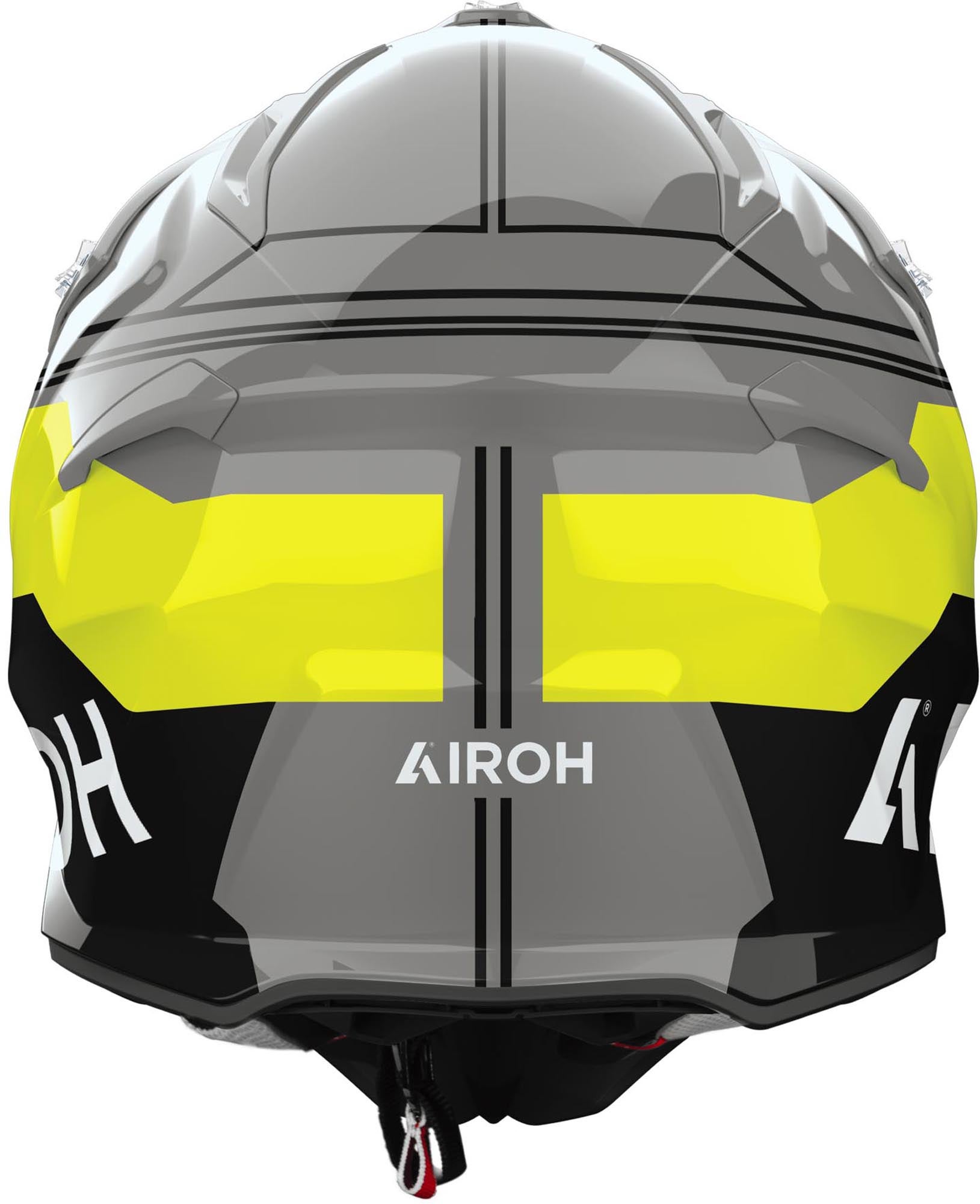 Airoh Aviator Ace 2 Fury Motocross Helm grau/schwarz/gelb XL (61) Abbildung 3