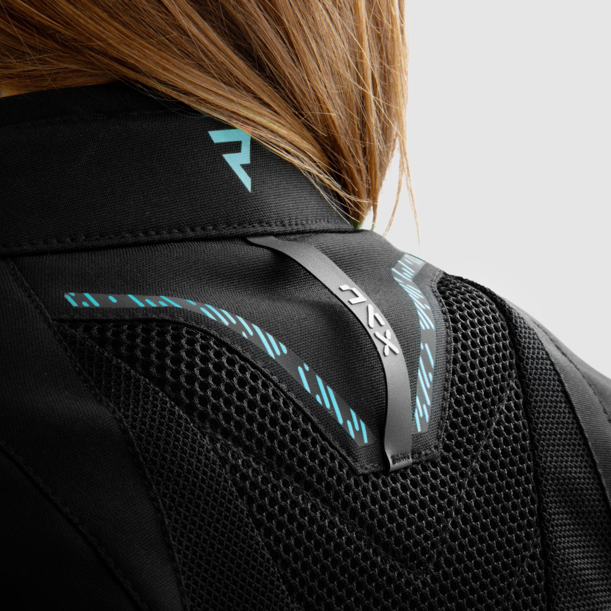 Rebelhorn Jax waterproof Ladies Motorcycle Textile Jacket black/blue L Figure 12