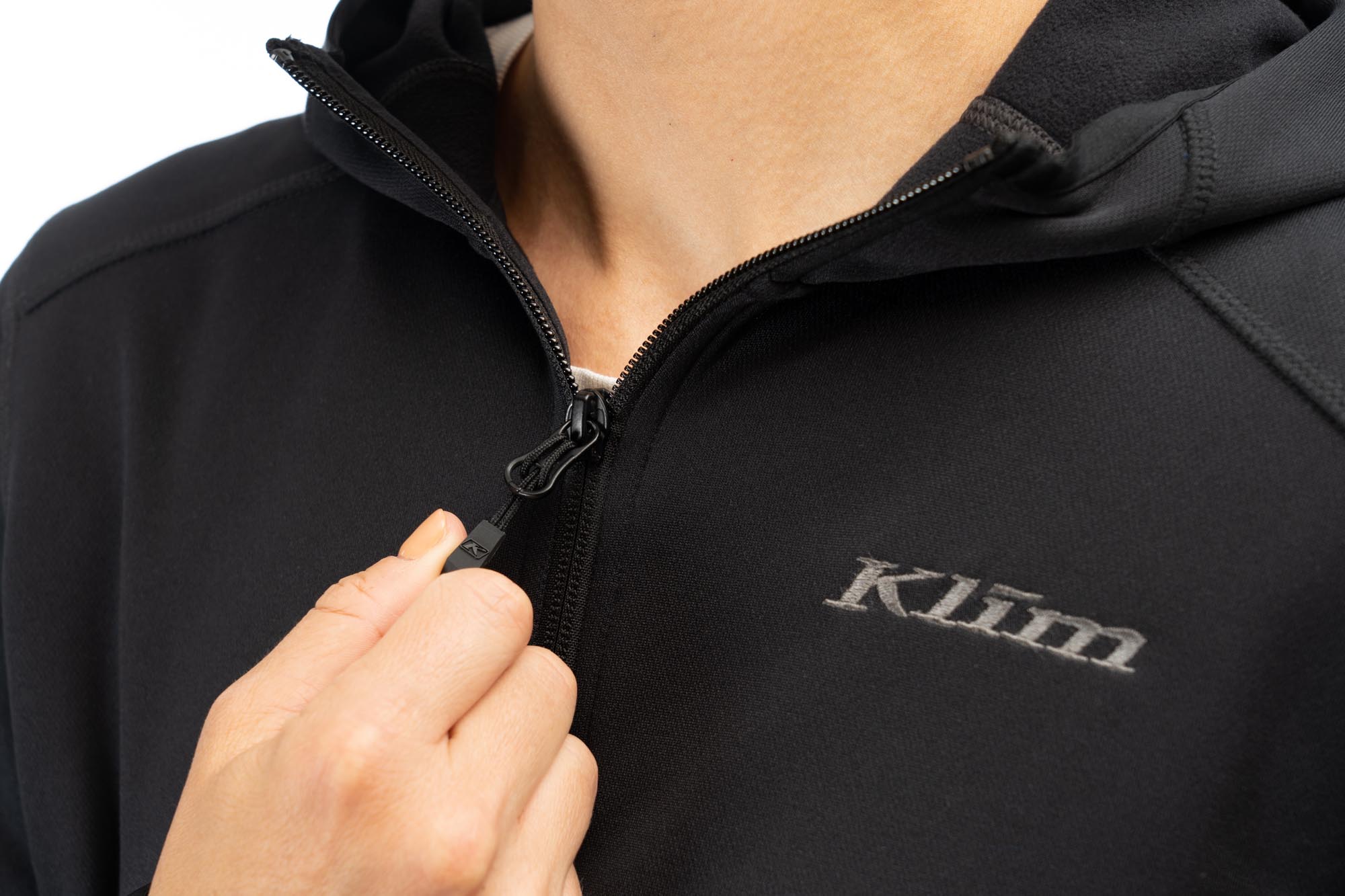 Klim Solitude レディースジップフーディー 黒 M 図5