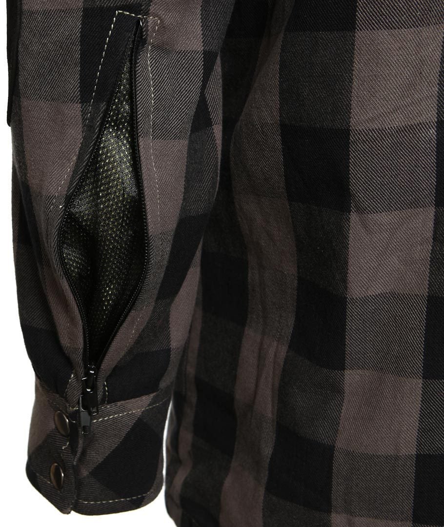 Bores Lumberjack Premium Camicia da moto grigio/nero L Figura 8