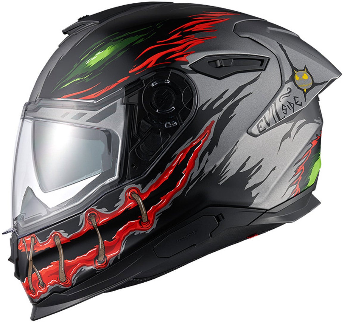 Nexx Y.100R Night Rider Casco grigio/rosso S (55/56) Figura 1