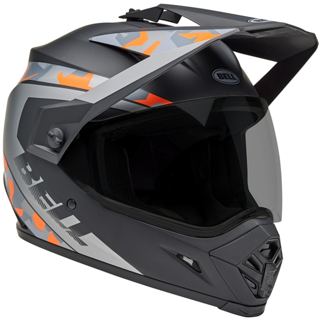 Bell MX-9 Adventure MIPS Enduro Helm grau/orange XL (60/61) Abbildung 8