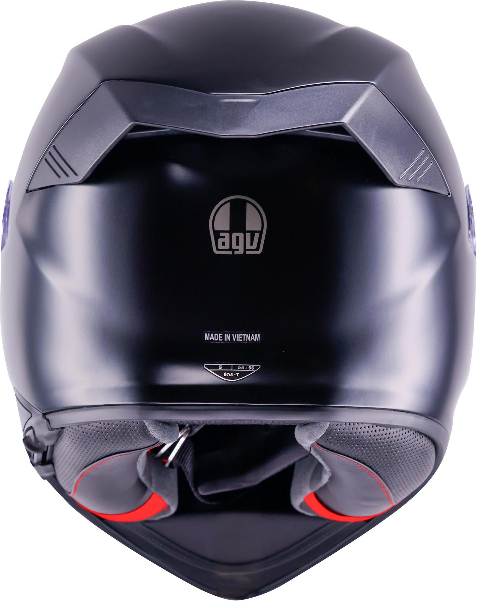 AGV K5 Mono Matt 头盔 马特·布莱克 M码 (57/58) 图5