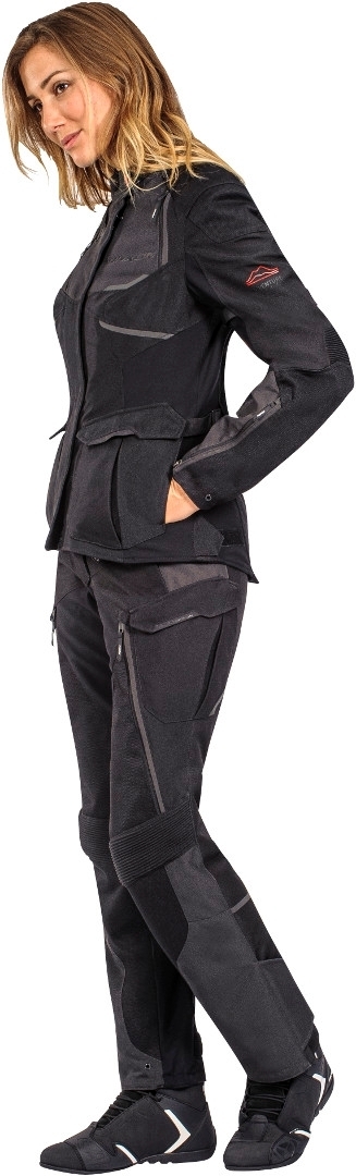 Ixon Eddas Ladies Motorcycle Textile Jacket black/grey M Figure 3