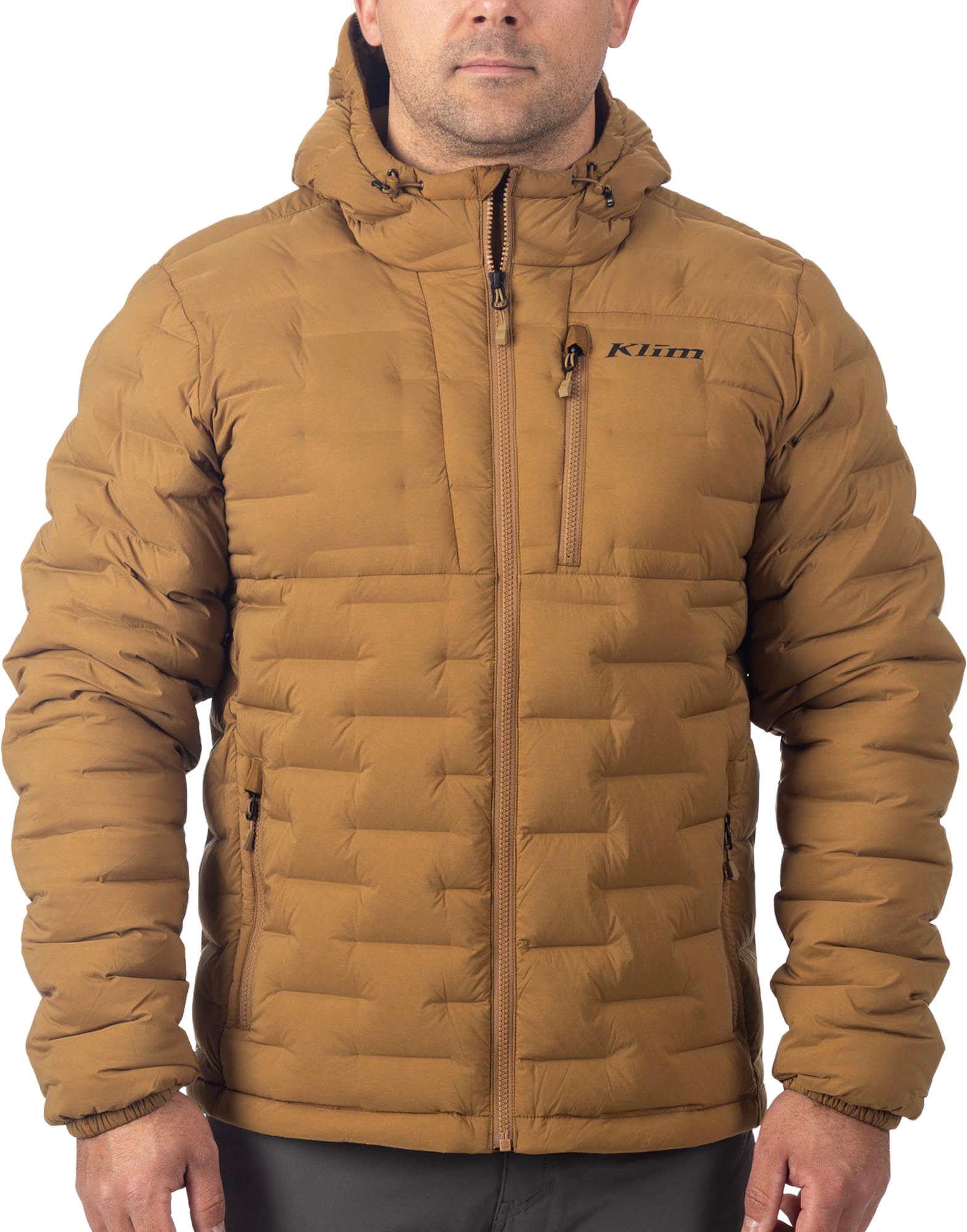 Klim Boulder Stretch Down Hooded Jacket brown S Figure 2