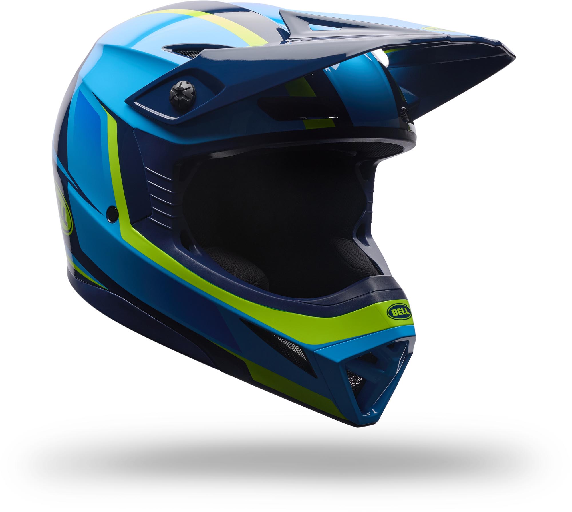 Bell MX-10 MIPS Spiral Motocrosshjälm blått XXL (63/64) Figur 1