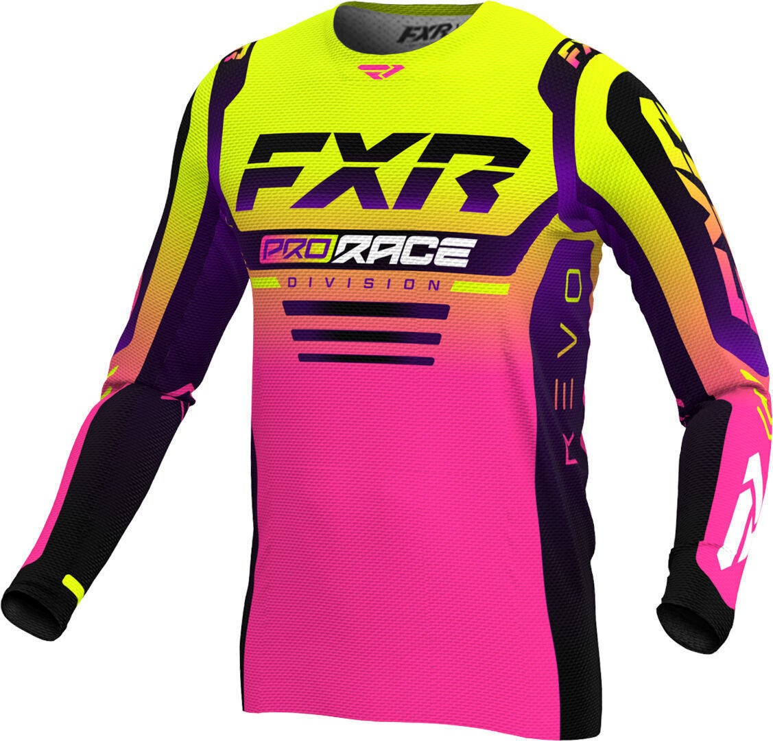 FXR Revo 2024 Motocross Jersey gelb/magenta L Abbildung 1