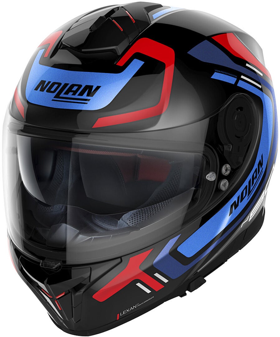 Nolan N80-8 Ally N-Com Casco nero/rosso/blu L (60/61) Figura 1