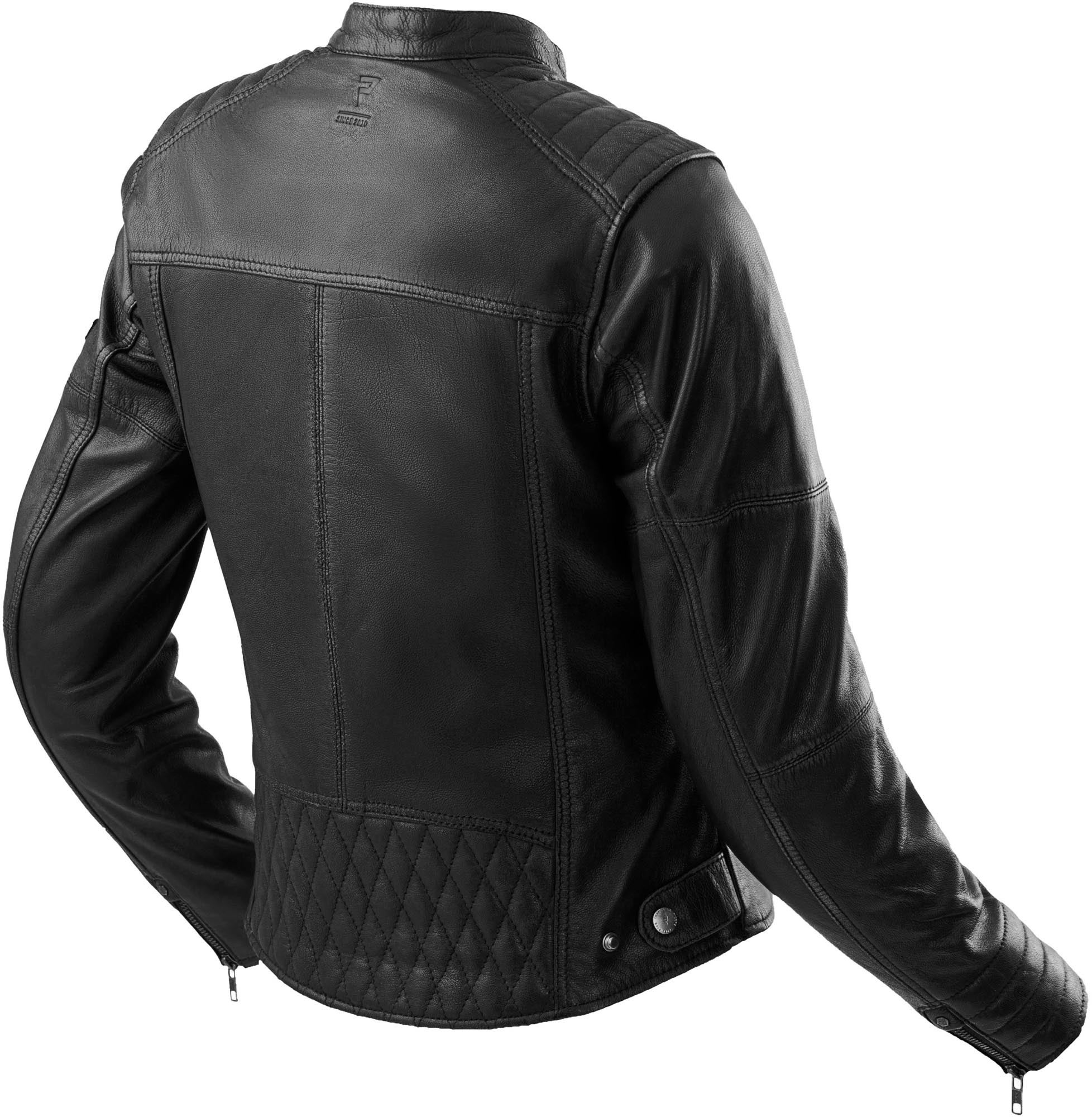 Side view of Rebelhorn Hunter 2 Ladies Motorcycle Leather Jacket