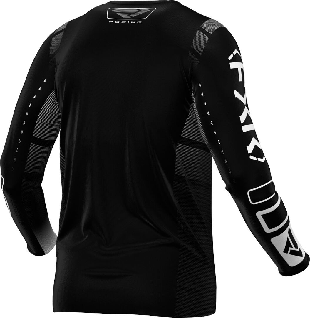FXR Podium 2025 Motokrosový dres černobílá XXL Obrázek 2