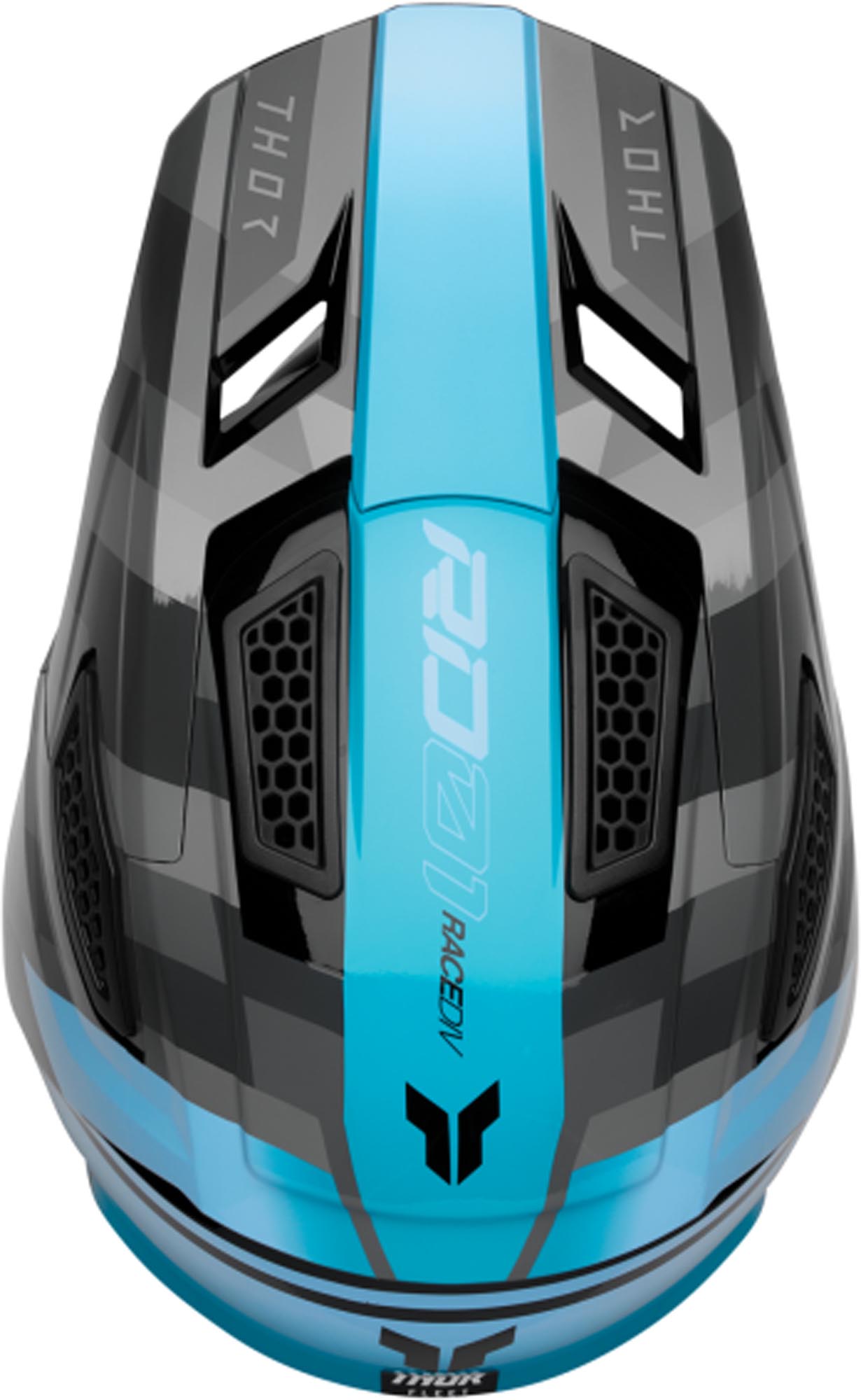 Thor Fleet Camber Casco da motocross nero/turchese L (59/60) Figura 4