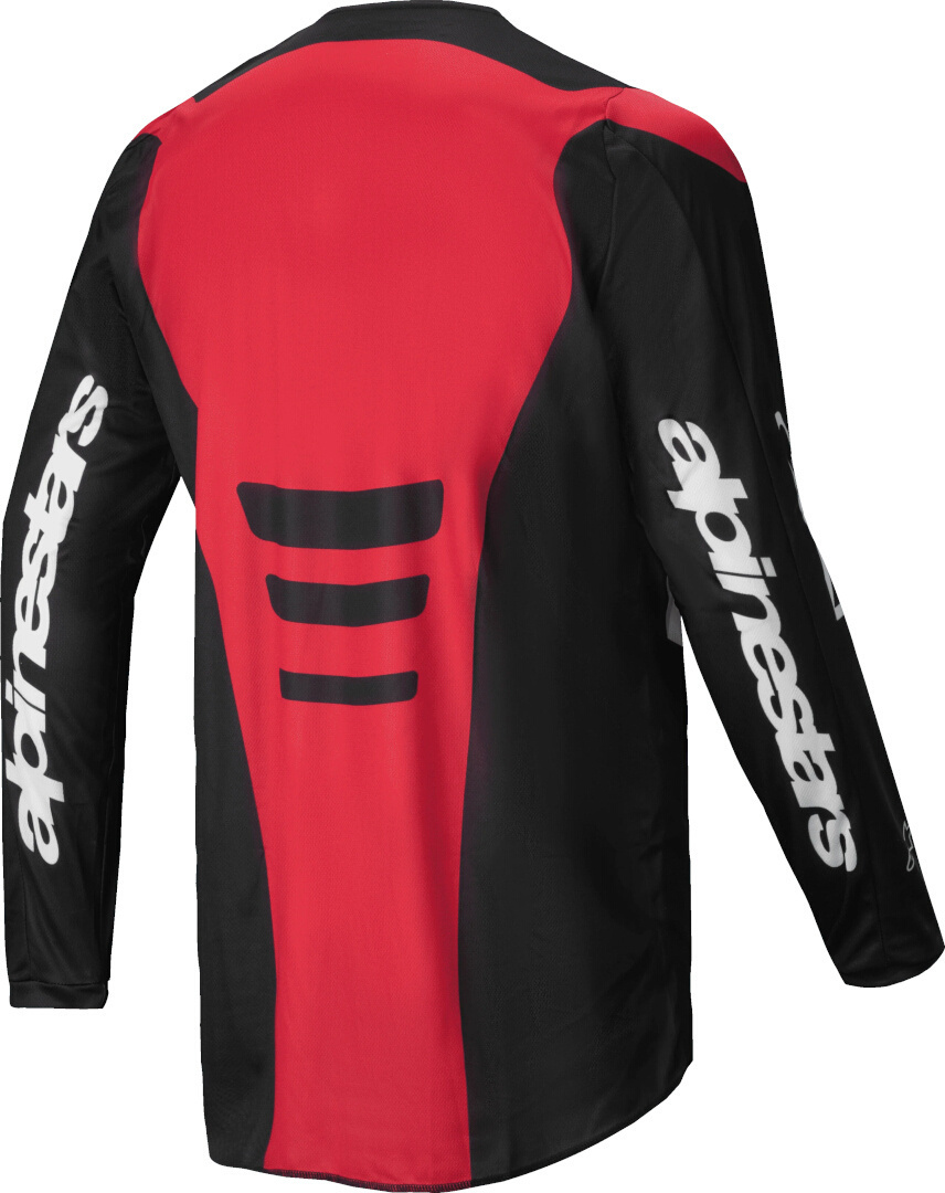 Alpinestars Fluid Haul Motokrosový dres černá/bílá/červená M Obrázek 2