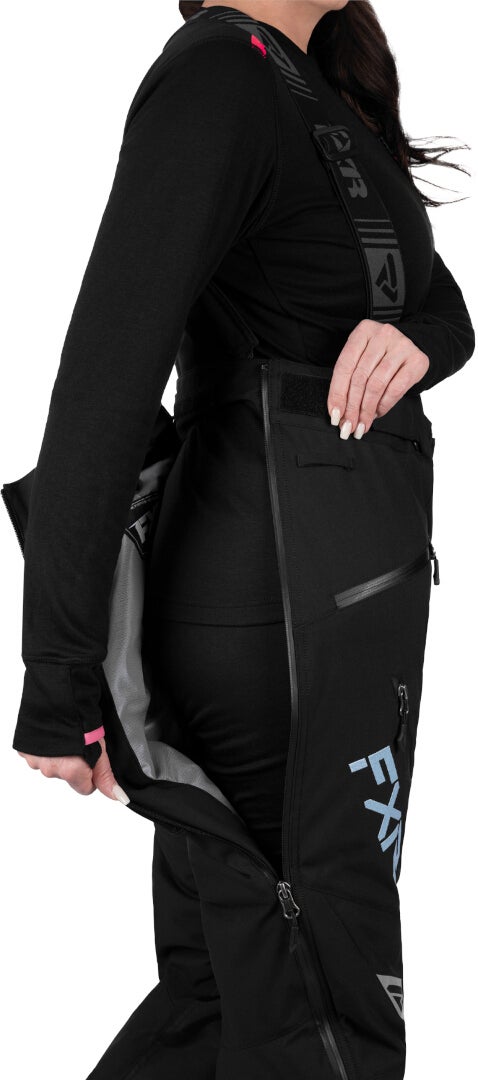 FXR Edge Snescooterbukser til damer sort/blå 10 Figur 5