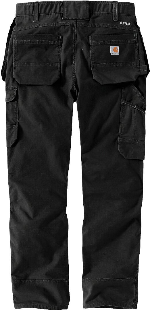 Carhartt Relaxed Straight Steel Rugged Flex Ripstop Double-Front Cargo Bukser Sort 30/30 Figur 2