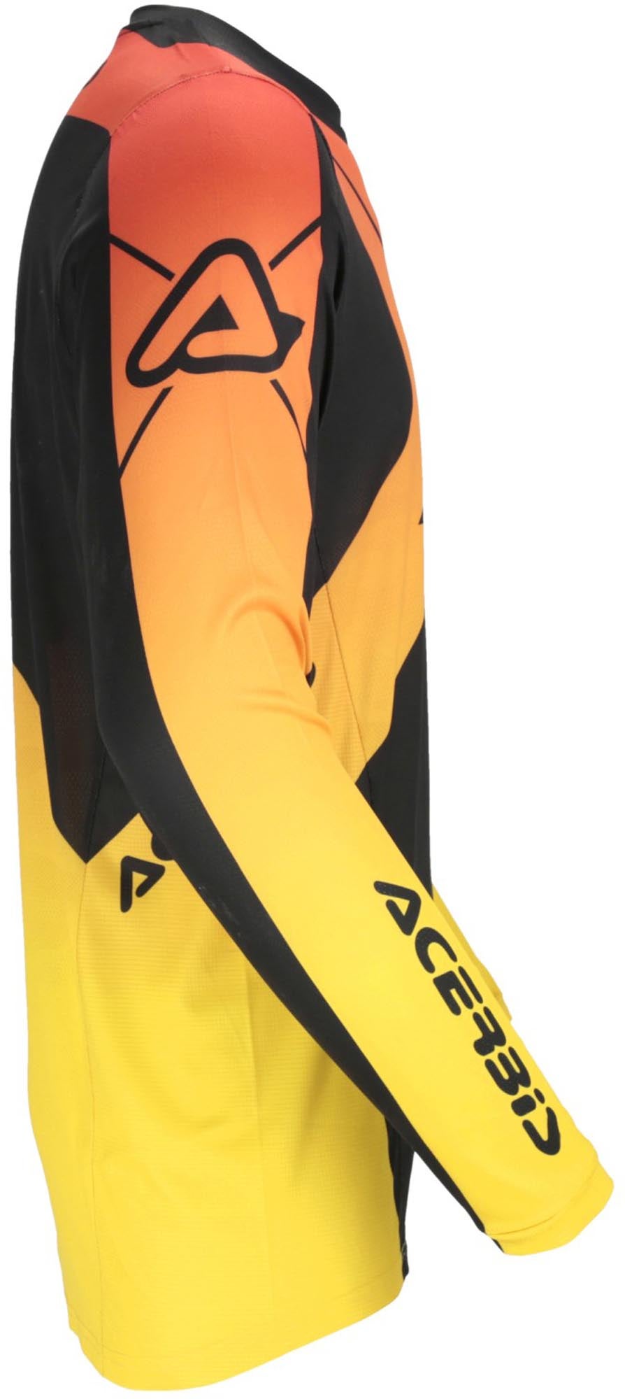 Acerbis MX J-Track Inc 2.0 Graphic Motocrosstrøje sort/gul L Figur 3