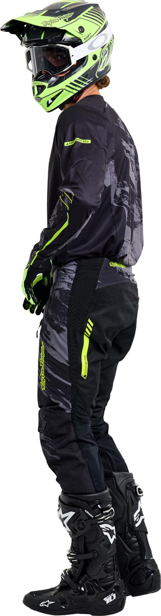 Troy Lee Designs Scout GP Pro Slab Motocrossbukser Sort 28 Figur 4