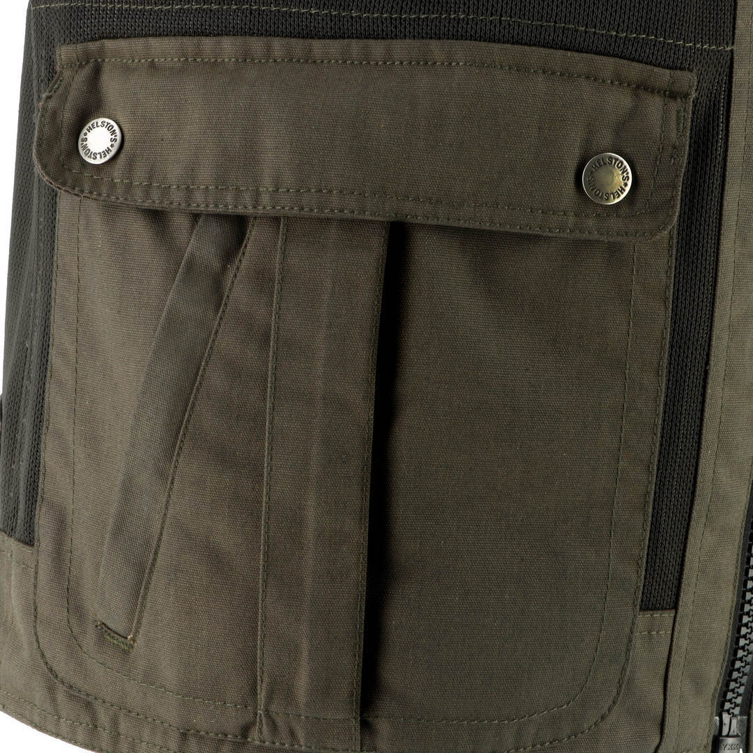 Helstons Forward Air waterprrof Motorcycle Textile Jacket Khaki L Figure 4