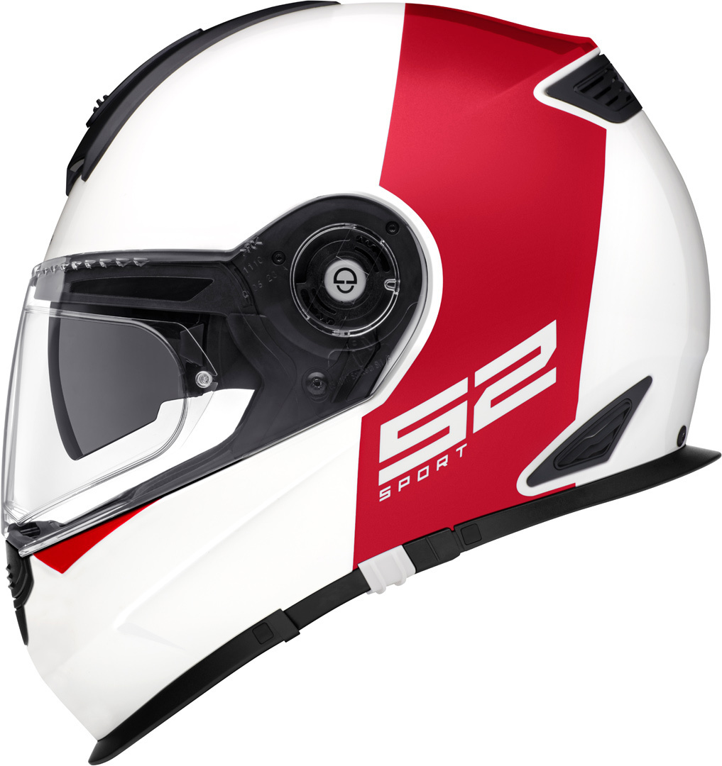 Schuberth S2 Sport Redux Helm weiß/rot S (55) Abbildung 2