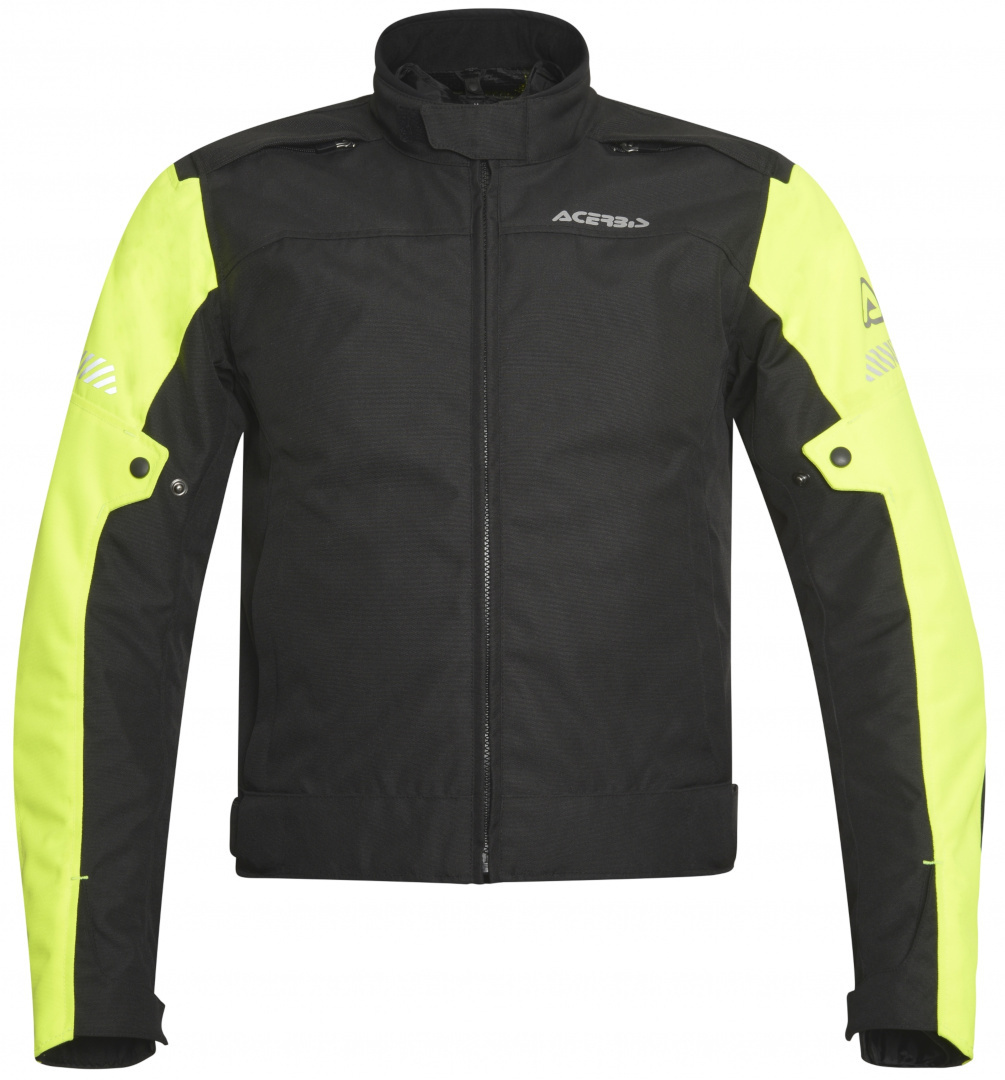 Acerbis Discovery Ghibly Motorcycle Textile Jacket black/neon-yellow 3XL Figure 3