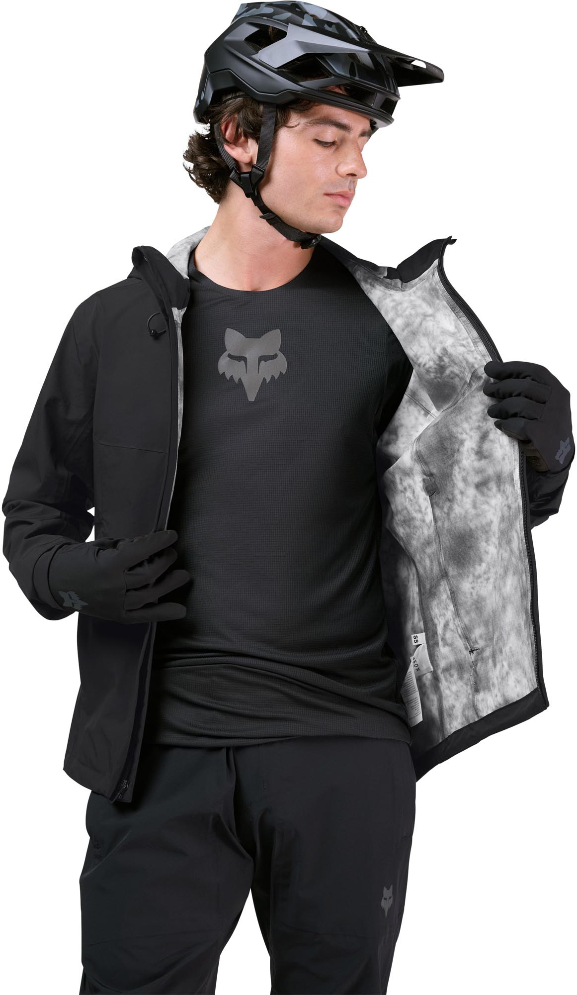 FOX Ranger Water Bicycle Jacket black S Figure 5