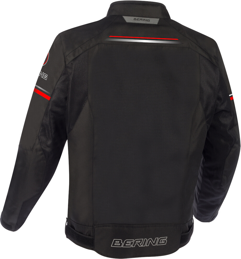 Bering Astro waterproof Textile Motorcycle Jacket black/red XL Figure 2