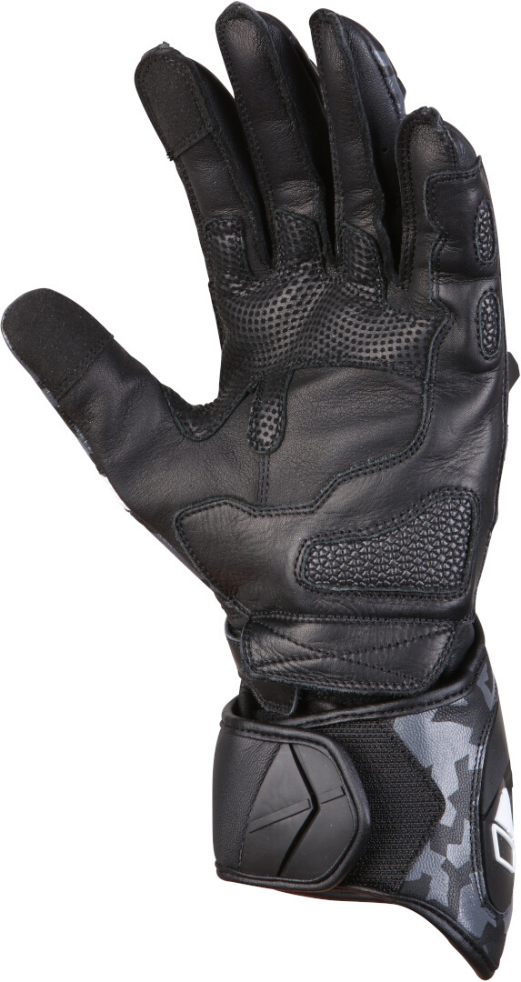Modeka Valyant Pro Motorcycle Gloves black/white 11 Figure 2