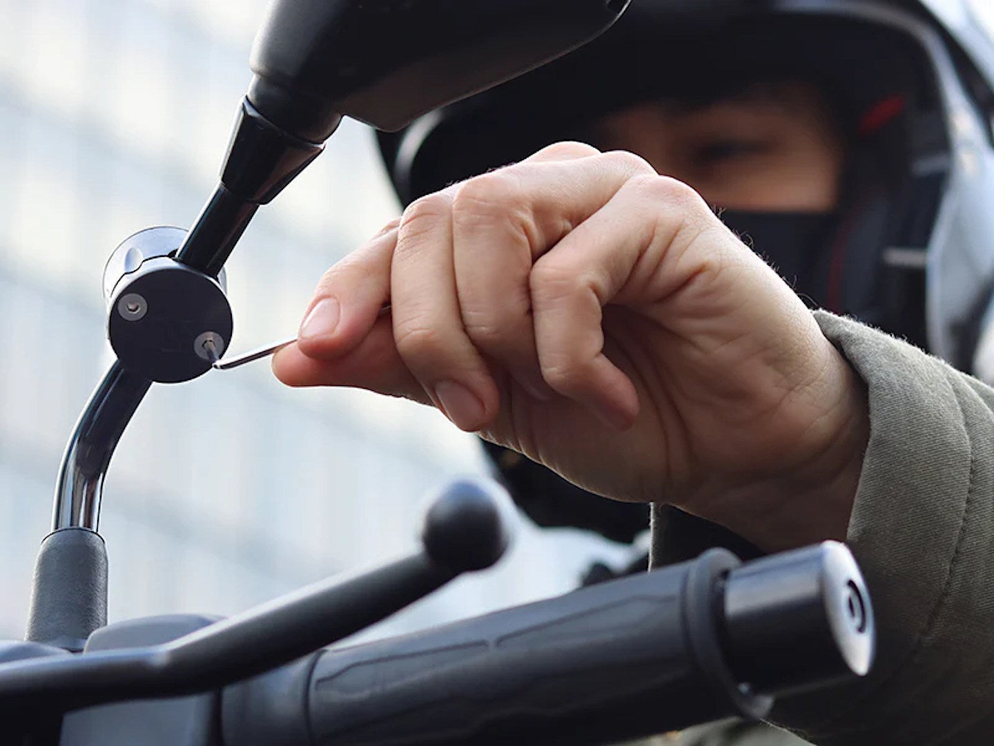 Shapeheart Ensemble de motos Support magnétique pour smartphone pour rétroviseur XXL Figure 3