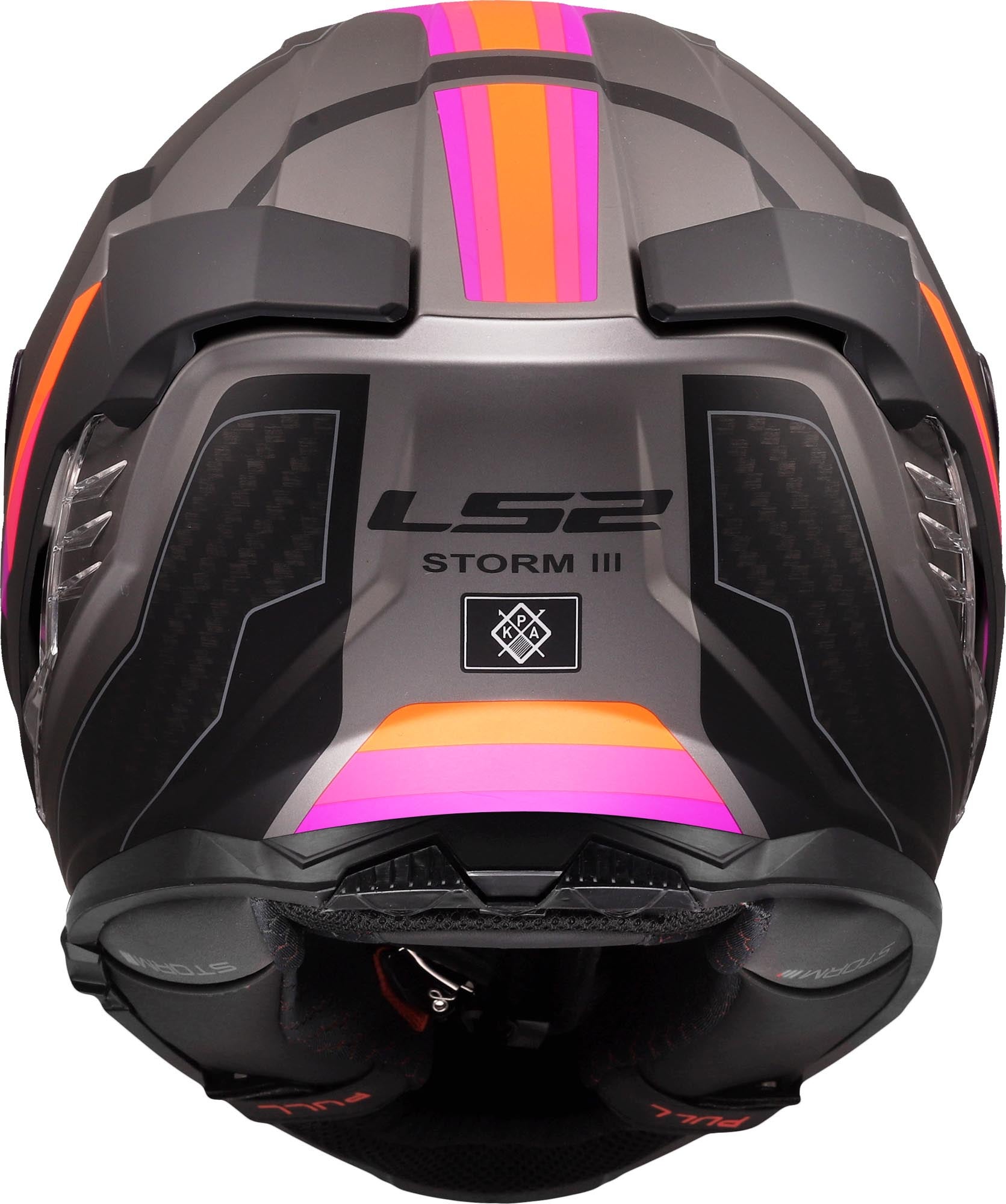 LS2 FF818 Storm III Sporty Helmet grey/purple XXS (51/52) Figure 4