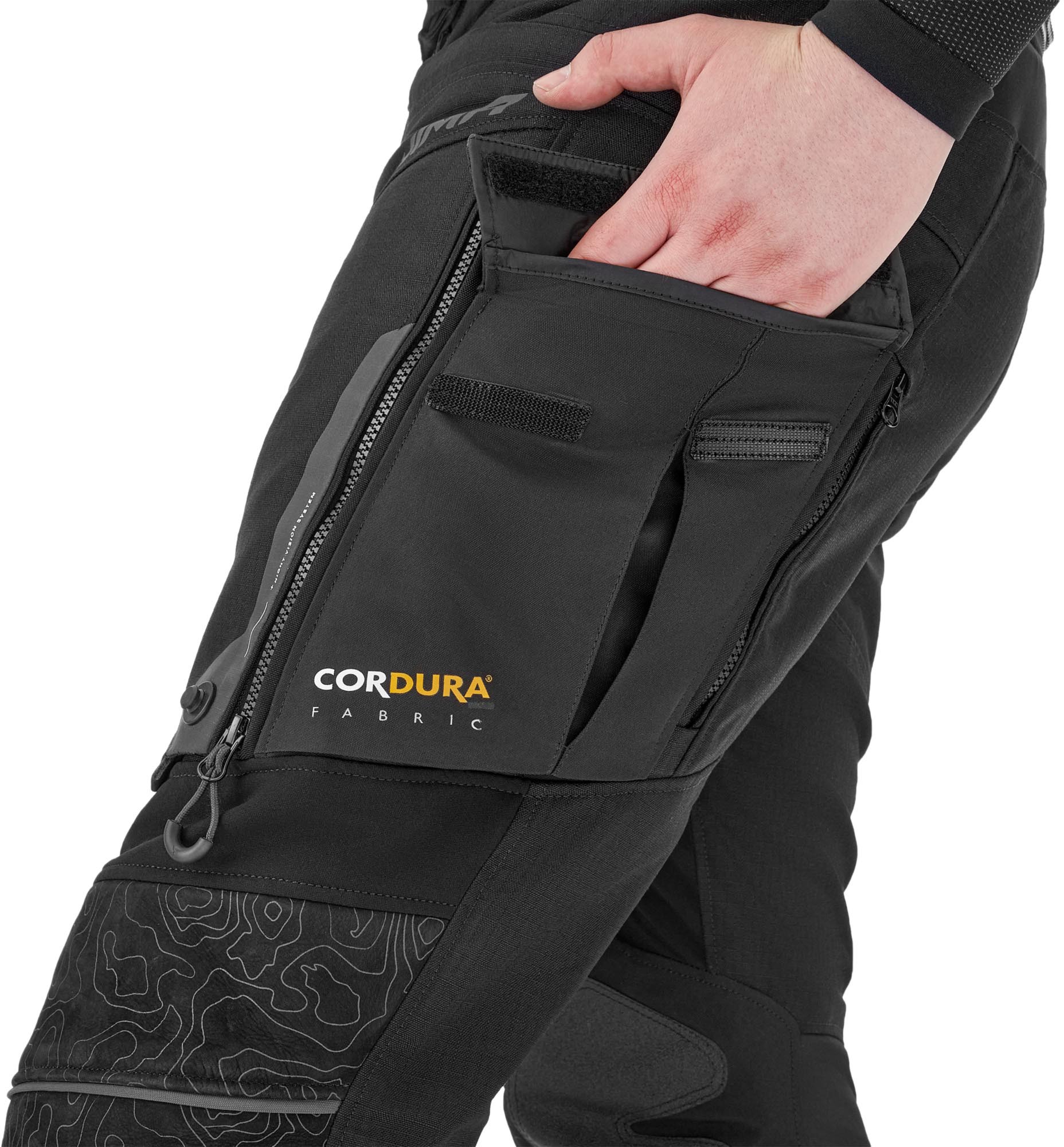 SHIMA Tracker Motorrad Textilhose schwarz 2XL Abbildung 12