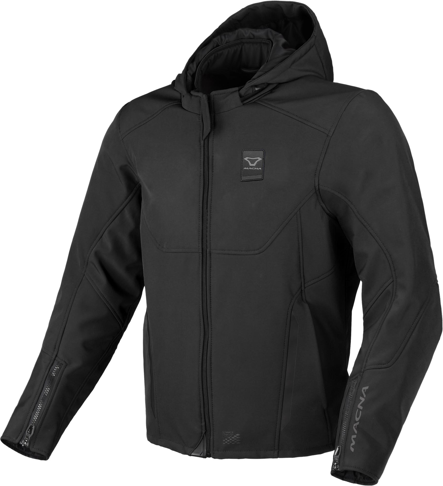 Macna Atracor Motorcycle Textile Jacket matt black M Figure 1