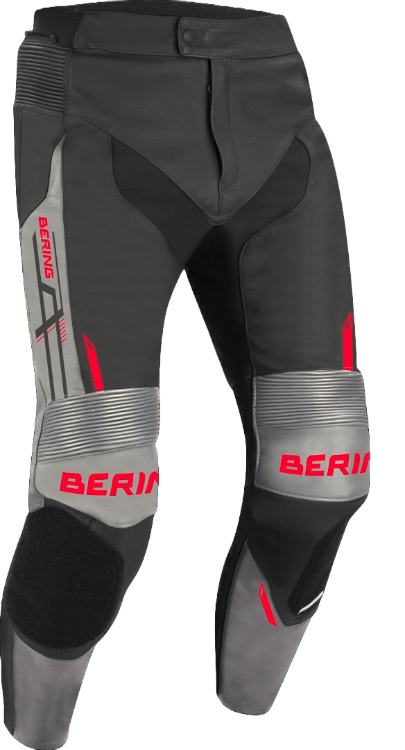 Bering Snap Pantalones de moto de cuero/textil