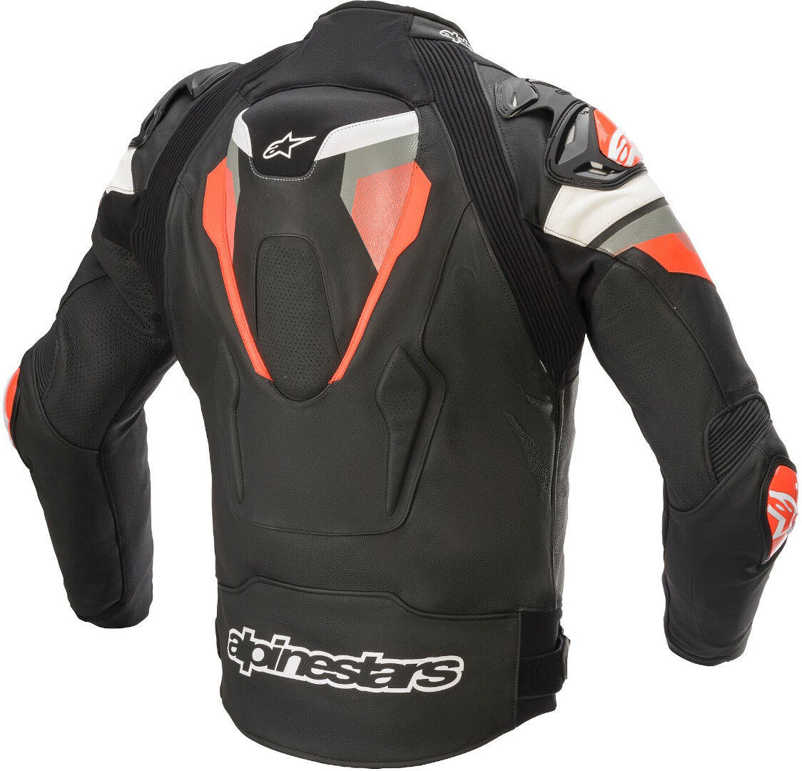 Alpinestars Atem V4 Motorcycle Leather Jacket black/grey/red 54 Figure 2