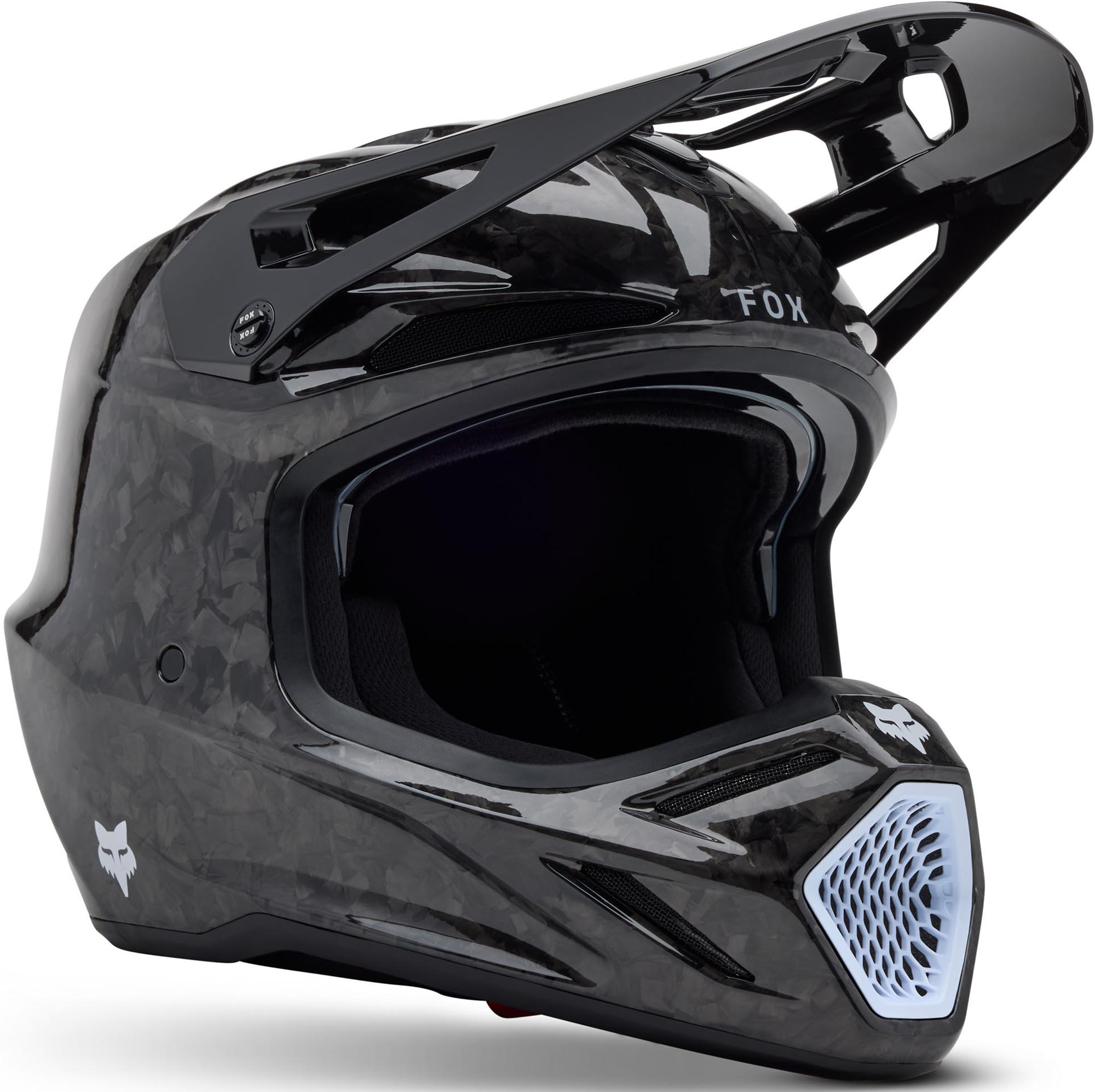 FOX V3 RS Carbon Solid MIPS Casco da motocross nero XL (61/62) Figura 1