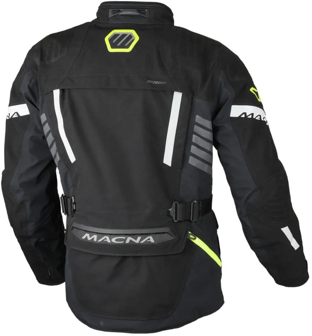 Macna Ultimax 2.0 waterproof Motorcycle Textile Jacket black/neon-yellow/anthracite M Figure 2