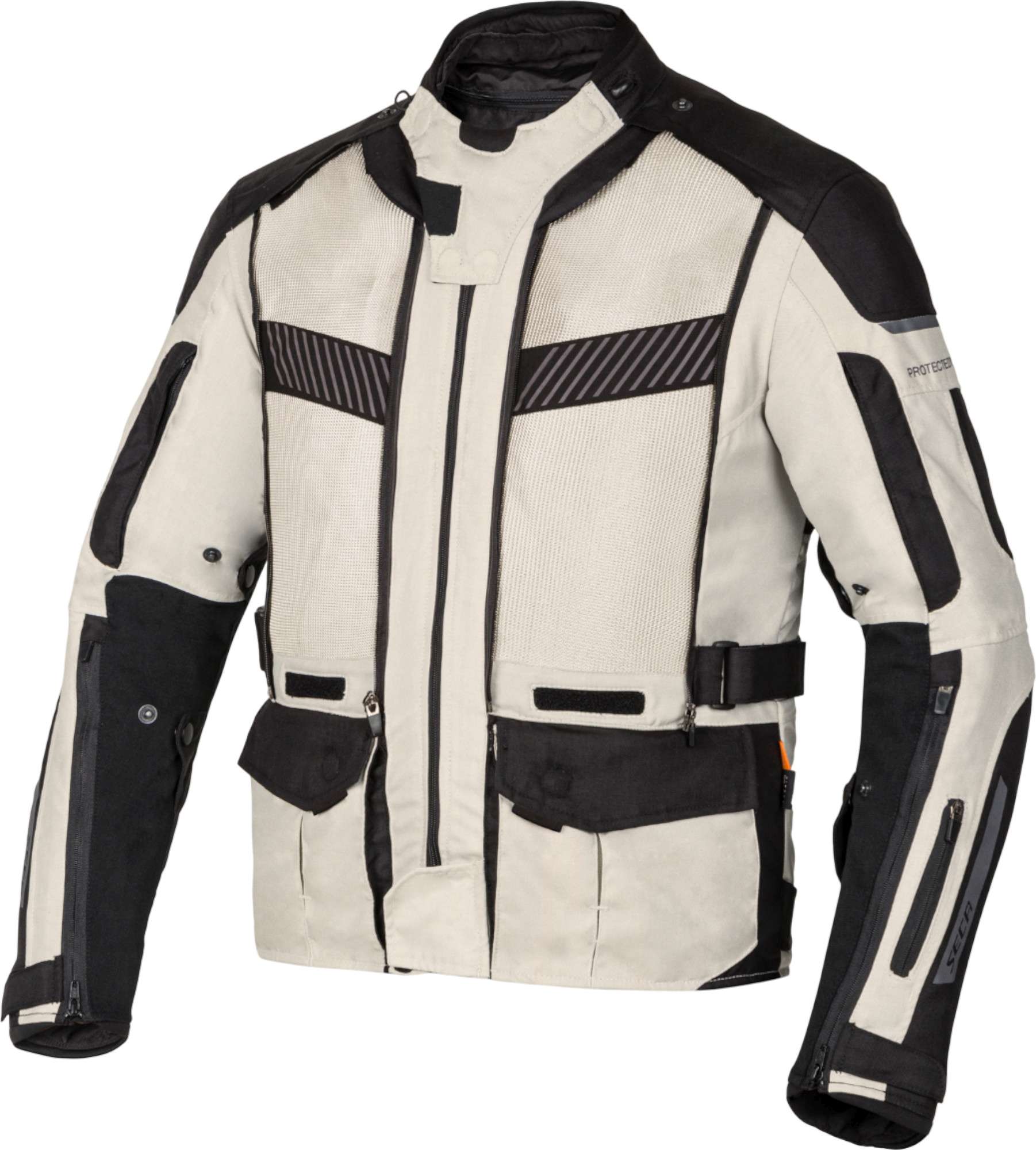 Seca Strada Evo Jaqueta têxtil de motocicleta preto/cinza L Figura 2