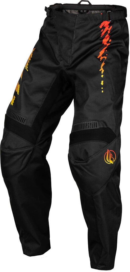 Fly Racing F-16 2024 Kinder Motocross Hose schwarz/orange 18 Abbildung 2